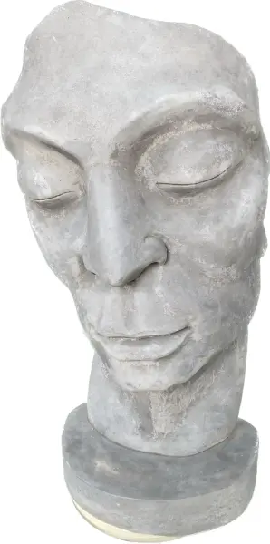 Product image 3 of the product “Aras - Face looking to the right, 120 cm H | cast stone ”